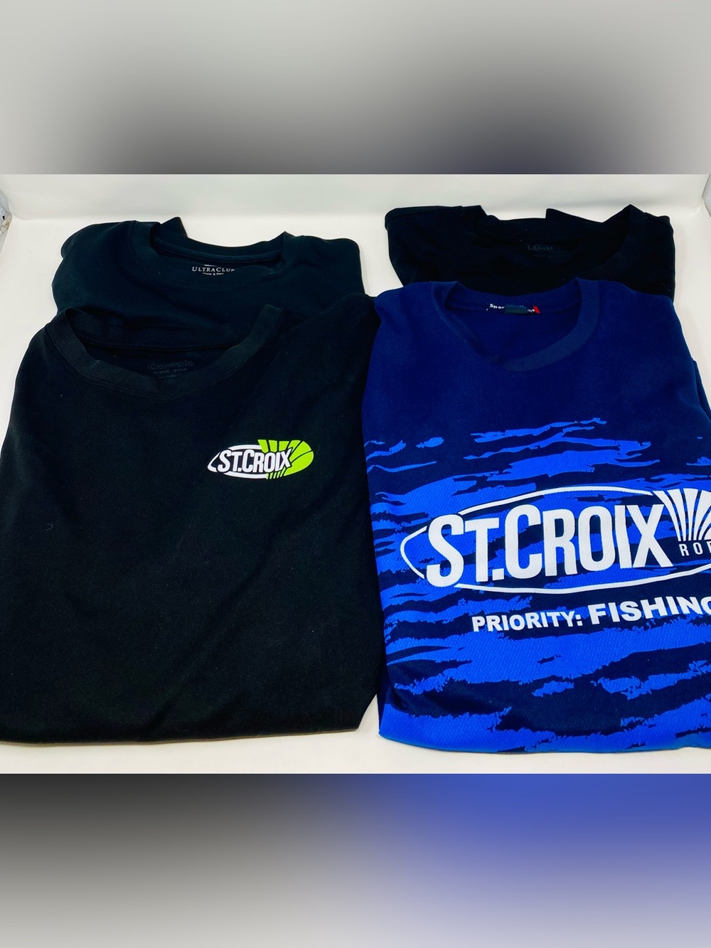 Bundle of 4 St. Croix Long Sleeve Fishing Shirts Mens - Size Large